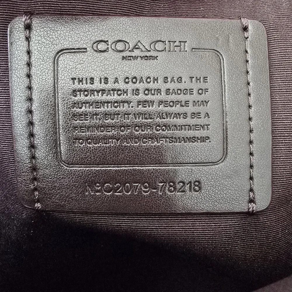 Coach Signature Chain Central Tote - Picture 11 of 16